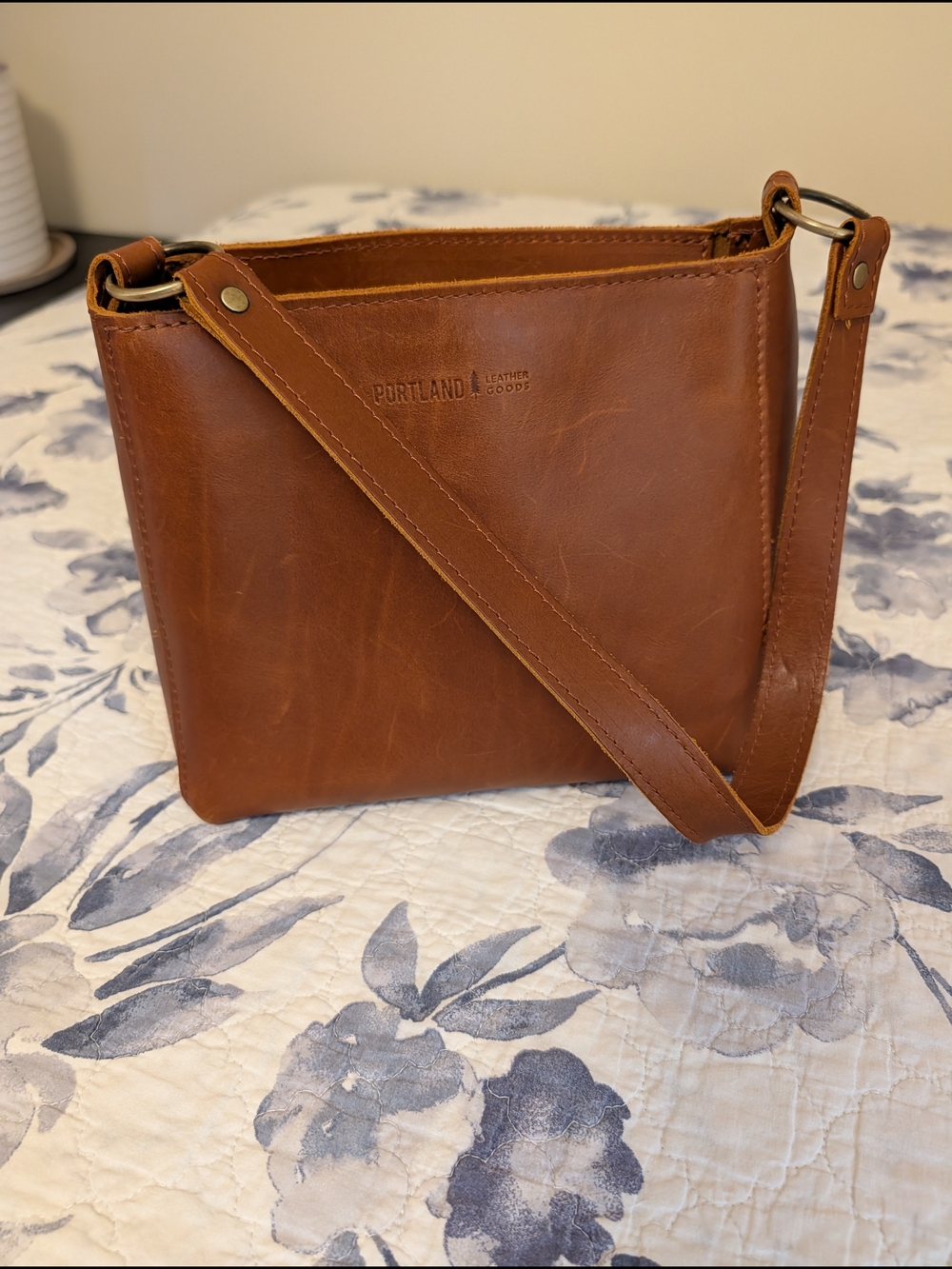 Portland Leather Brown Leather Shoulder Bag